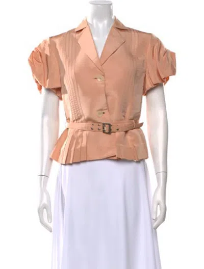 Pre-owned John Galliano Vintage 2000's Blouse In Pink