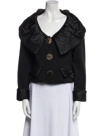 Pre-owned John Galliano Vintage 2000 Evening Jacket In Black