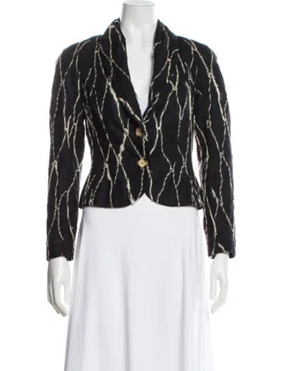 Pre-owned John Galliano Vintage 2000 Evening Jacket In Black