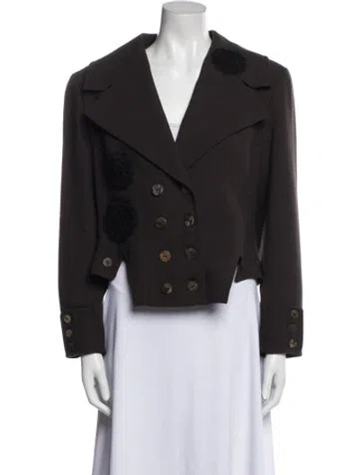 Pre-owned John Galliano Vintage 2000 Evening Jacket In Brown