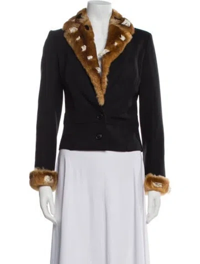 Pre-owned John Galliano Vintage 2001 Blazer In Black