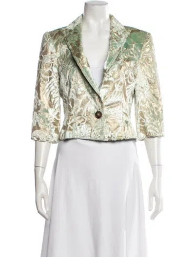 Pre-owned John Galliano Vintage 2001 Blazer In Blue