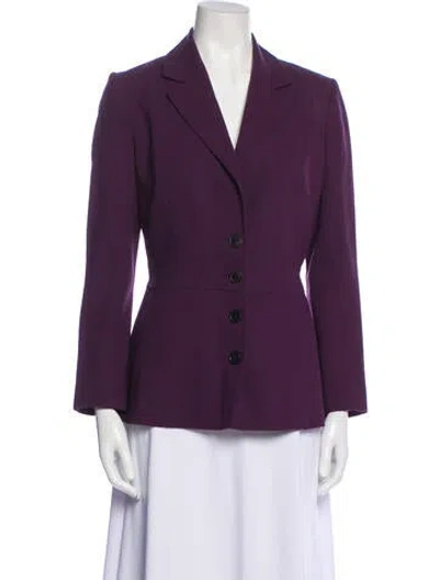 Pre-owned John Galliano Vintage 2001 Blazer In Purple
