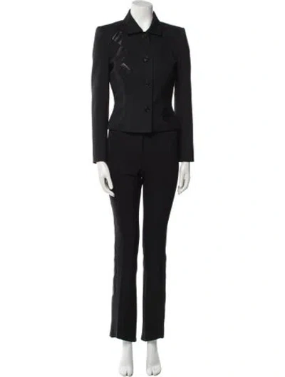 Pre-owned John Galliano Vintage 2001 Pantsuit In Black