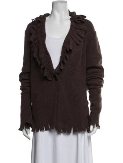 Pre-owned John Galliano Vintage 2001 Sweater In Brown