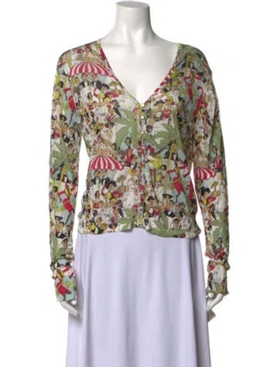 Pre-owned John Galliano Vintage 2001 Sweater W/ Tags In Pink