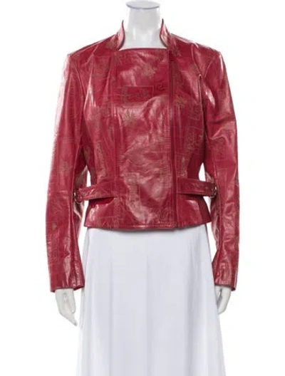 Pre-owned John Galliano Vintage 2002 Jacket In Neutrals/red