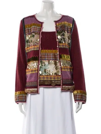 Pre-owned John Galliano Vintage 2002 Set In Burgundy