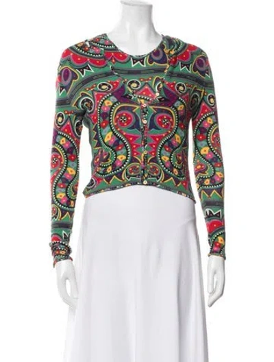 Pre-owned John Galliano Vintage 2002 Sweater In Green