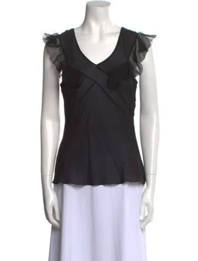 Pre-owned John Galliano Vintage 2002 Top In Black
