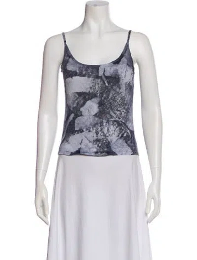 Pre-owned John Galliano Vintage 2002 Top In Blue