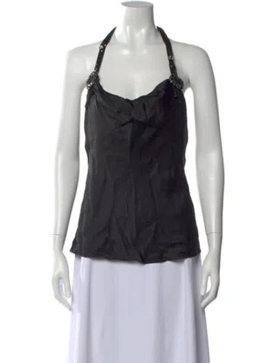 Pre-owned John Galliano Vintage 2003 Top In Black