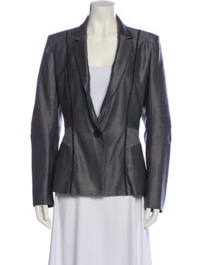 Pre-owned John Galliano Vintage 2004 Blazer In Gray