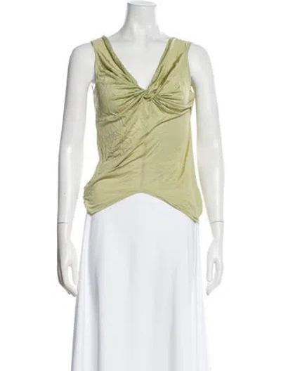Pre-owned John Galliano Vintage 2004 Top In Green