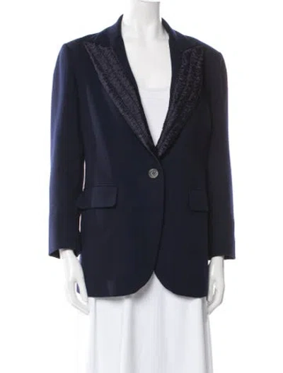 Pre-owned John Galliano Vintage 2005 Blazer In Blue