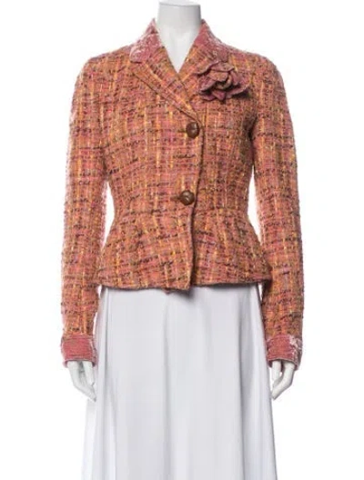Pre-owned John Galliano Vintage 2005 Blazer In Pink