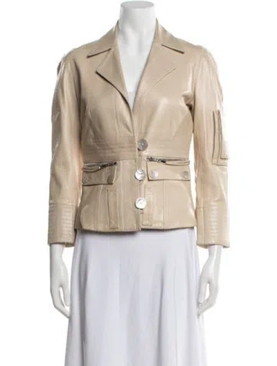 Pre-owned John Galliano Vintage 2005 Jacket In Neutrals