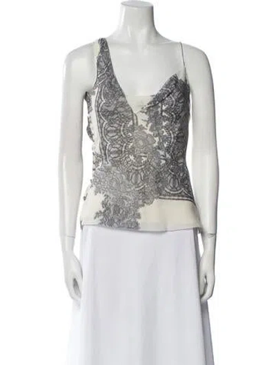 Pre-owned John Galliano Vintage 2007 Crop Top In Neutral