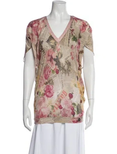 Pre-owned John Galliano Vintage 2009 Polo In Neutral