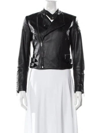 Pre-owned John Galliano Vintage 2010's Biker Jacket In Multi
