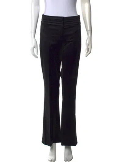 Pre-owned John Galliano Vintage Flared Pants In Black