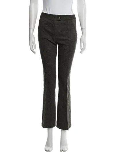 Pre-owned John Galliano Vintage Flared Pants In Brown