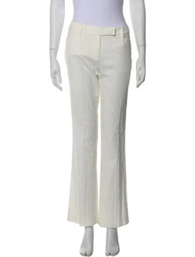 Pre-owned John Galliano Vintage Flared Pants In Neutral