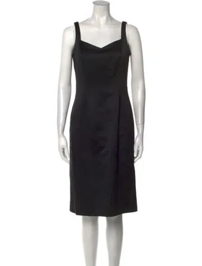 Pre-owned John Galliano Vintage Knee-length Dress In Black