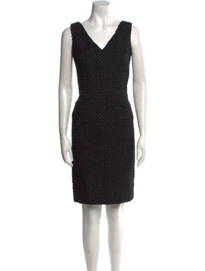 Pre-owned John Galliano Vintage Knee-length Dress In Black