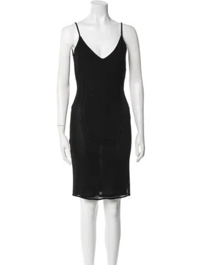 Pre-owned John Galliano Vintage Knee-length Dress In Black