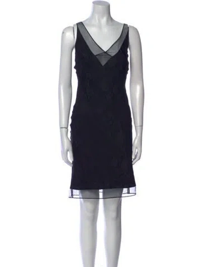 Pre-owned John Galliano Vintage Knee-length Dress In Black