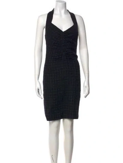 Pre-owned John Galliano Vintage Knee-length Dress In Black