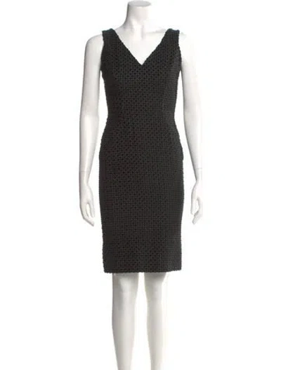 Pre-owned John Galliano Vintage Knee-length Dress In Black