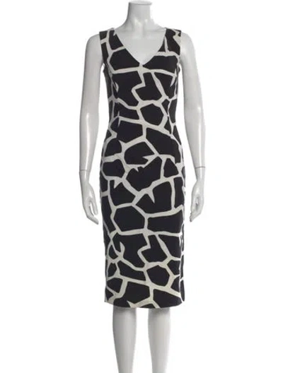 Pre-owned John Galliano Vintage Knee-length Dress In Black
