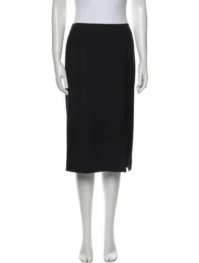 Pre-owned John Galliano Vintage Knee-length Skirt In Black