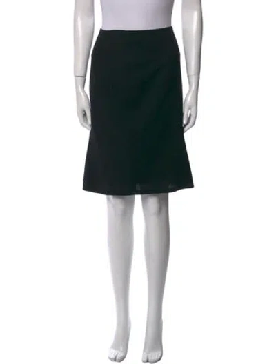 Pre-owned John Galliano Vintage Knee-length Skirt In Black