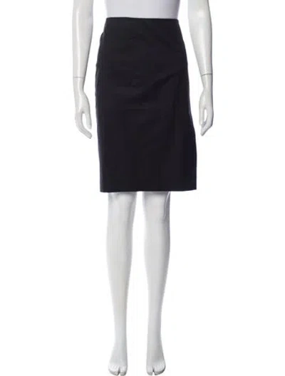 Pre-owned John Galliano Vintage Knee-length Skirt In Blue