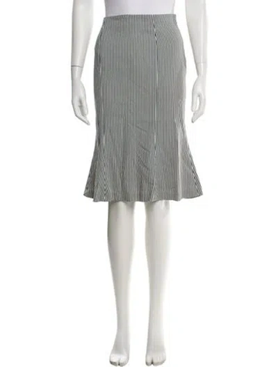 Pre-owned John Galliano Vintage Knee-length Skirt In Blue