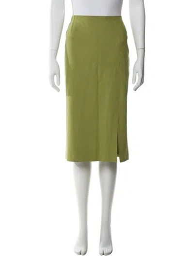 Pre-owned John Galliano Vintage Knee-length Skirt In Green