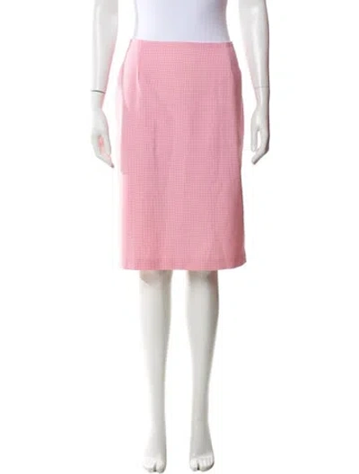 Pre-owned John Galliano Vintage Knee-length Skirt In Pink