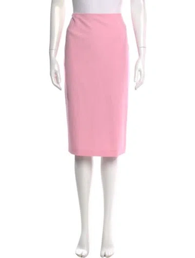 Pre-owned John Galliano Vintage Knee-length Skirt In Pink