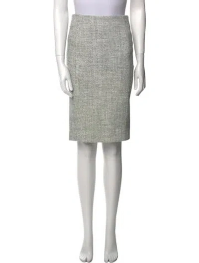 Pre-owned John Galliano Vintage Knee-length Skirt In White