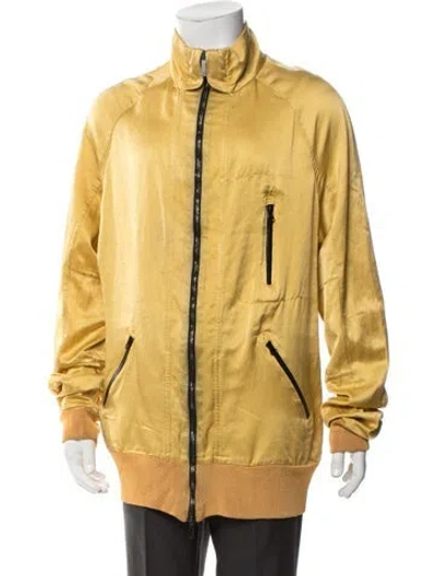Pre-owned John Galliano Vintage Late 2000's - Early 2010's Bomber Jacket In Yellow
