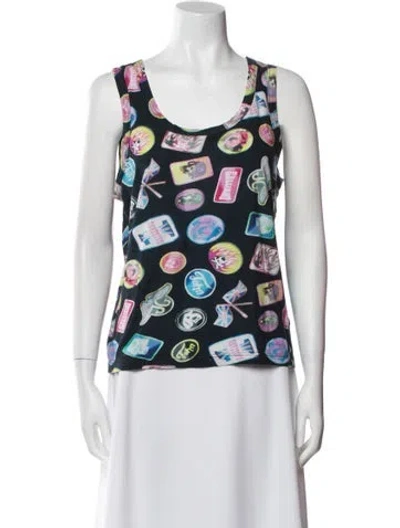 Pre-owned John Galliano Vintage Late 2000's - Early 2010's Top In Black