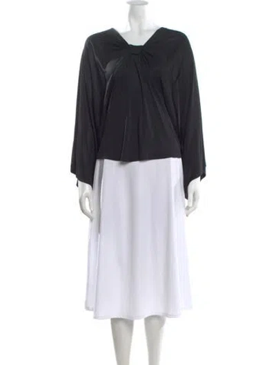 Pre-owned John Galliano Vintage Late 2000's - Early 2010's Top In Black