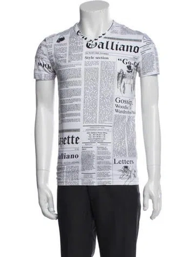Pre-owned John Galliano Vintage Late 2000's - Early 2010's In White