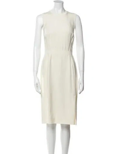 Pre-owned John Galliano Vintage Midi Length Dress In Neutral