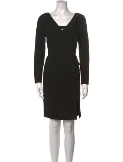 Pre-owned John Galliano Vintage Mini Dress In Black