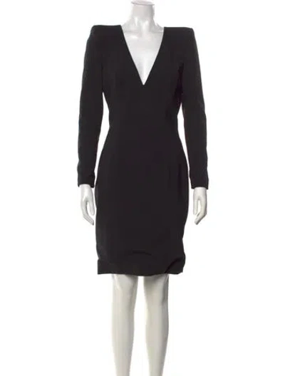 Pre-owned John Galliano Vintage Mini Dress In Black