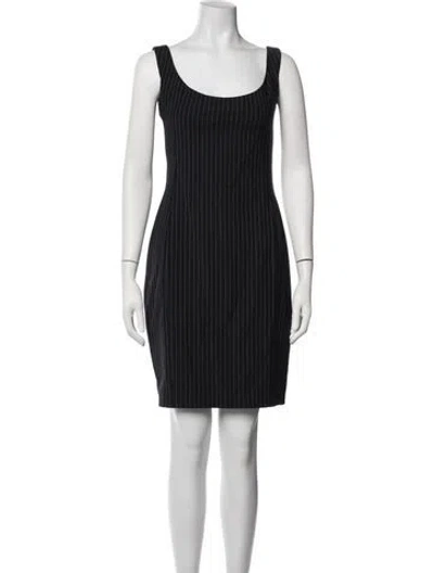 Pre-owned John Galliano Vintage Mini Dress In Blue